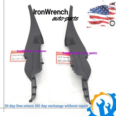 Fabricante de equipos originales 1 par de molduras de cubierta de motor limpiaparabrisas de capó delantero para Honda civic 17-21 Foto 1 de 4