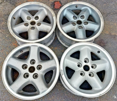 1996-2001 JEEP WRANGLER SAHARA CHEROKEE XJ OEM 15X8" WHEELS (SET OF 4) NICE!!! - Image 1 of 4