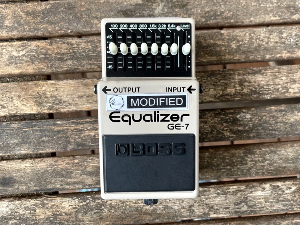 Boss GE-7 Equalizer Modded Modified AnalogMan Mod (Keeley, JHS) - Image 1 of 4