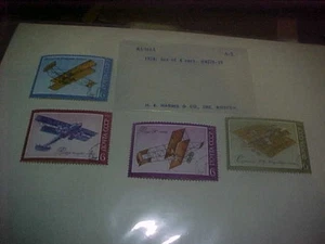 1974 MINT RUSSIA STAMPS #4276-79 SET A-2 BI-PLANE ISSUE - Picture 1 of 4