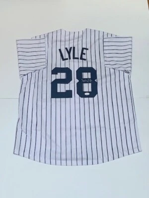 Sparky Lyle Autographed Signed  New York Yankees Pro Style Jersey JSA COA - Image 1 of 3