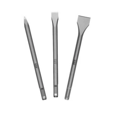 Juego de 3 cinceles AEG SDS-PLUS para azulejos de pared de piso Foto 1 de 4