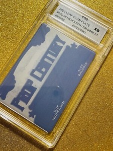 2021 LEAF METAL POP ALEC BALDWIN JACK NICHOLSON DUOS PRINTING PLATE 1/1 CGS 10