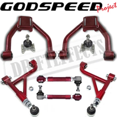 Kit de brazo de dedo del pie ajustable delantero + trasero Godspeed para Lexus IS300 01-05 Godspeed Foto 1 de 4