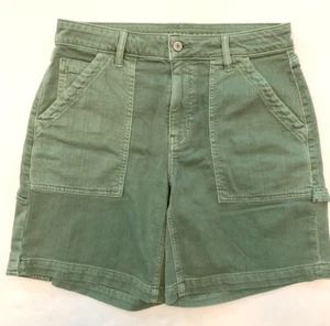 American Eagle Shorts Damen 6 Carpenter Mid Rise adrette Stretch aufgesetzte Taschen - Bild 1 von 9