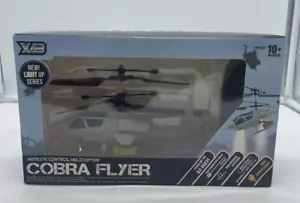 Cobra Flyer Remote Control Helicopter New Light Up Series Gray and Black New - Picture 1 of 11