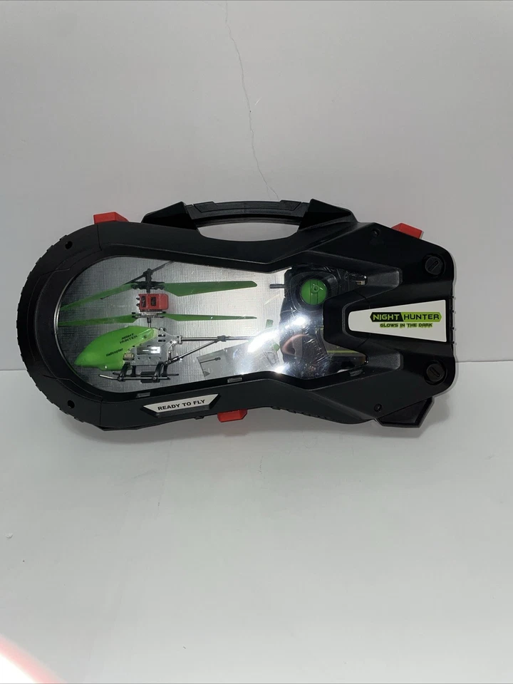 Night Hunter Xtreme Helicopter Glow in the Dark W/ Remote Control - Image 1 of 2