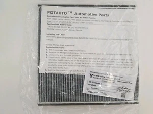 Cabin Air Filter Replacement MAP 11001C P W For Vehicle - Picture 1 of 9