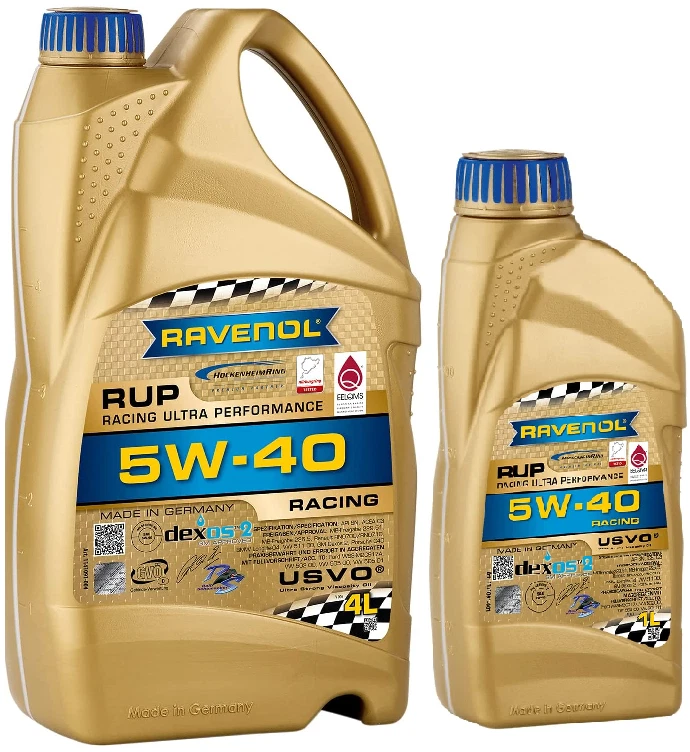 Ravenol RUP Racing Ultra Performance SAE 5W-40 Vollsynthetisches Motoröl - 4L