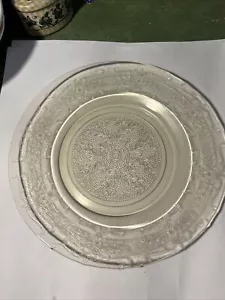 Vtg Yellow Depression Glass Plate - Picture 1 of 2