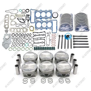 Engine Pistons Seals Overhaul Rebuild Kit For Porsche Cayenne 92A Panamera 3.0 S - Bild 1 von 15