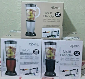 17PC MULTI BLENDER CHOPPER FOOD PROCESSOR JUICER SMOOTHIE MAKER MIXER BNIB NE - Picture 1 of 4