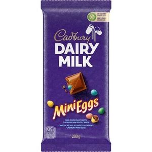 Cadbury Dairy Milk Chocolate with Mini Eggs Bar 200g/7oz - Picture 1 of 1