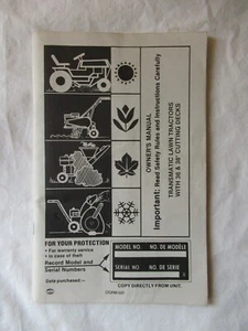 MTD Yard Man Trattore Trattore Trattore Transmatico Trattore Manuale Operatore Originale - Foto 1 di 8
