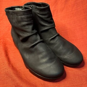 Mephisto Rezia schwarze Nubuk-Stiefeletten Damengröße 8 gebraucht, in einwandfreiem Zustand - Bild 1 von 11