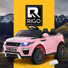 Rigo Kids Ride On Car Electric 12V Remote Toy Cars Battery SUV Toys Pink
