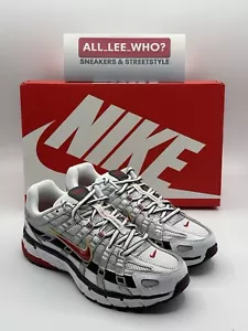 Nike P 6000 plata rojo talla 37,5 - Imagen 1 de 6