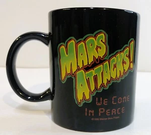 Warner Bros/Topps 1996 Mars Attacks We Come in Peace Mug - Picture 1 of 5