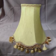 Vintage Lamp Shade Small Tassel Cottagecore Mid Century Bell Trumpet 21cm