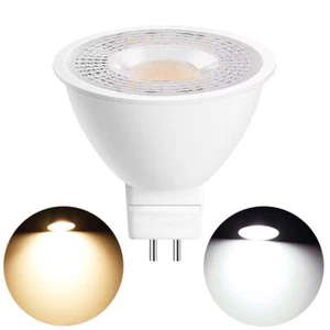 Dimmable LED Spotlight Bulbs 7W COB For Room 220V 240V GU10 White Lamp MR16 12V - Picture 1 of 23