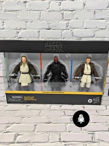 Star Wars Black Series Darth Maul , Qui Gon , Obi Wan Kenobi 3 Pack Episode 1 - Imagen 1 de 3