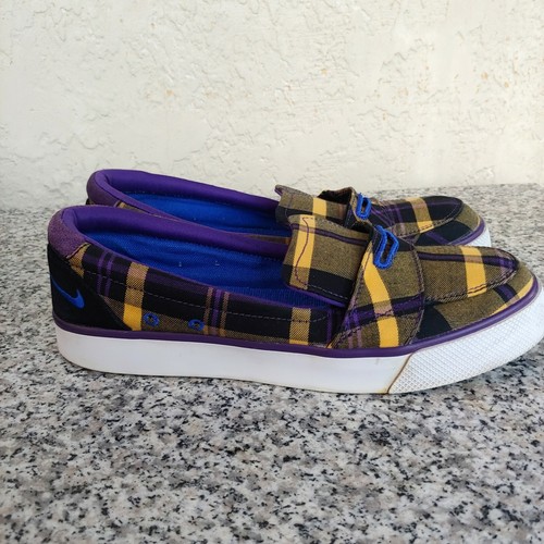 Scarpe da skateboard Nike 6.0 Balsa Mocassino SB 386616 741 slip on a quadri taglia 7