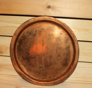 Vintage Kupfer Serviertablett Platte - Bild 1 von 6