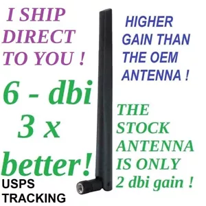 RP-SMA DENON, YAMAHA, MARANTZ WIFI / BLUETOOTH ANTENNA "HIGH GAIN DUAL BAND" - Picture 1 of 2