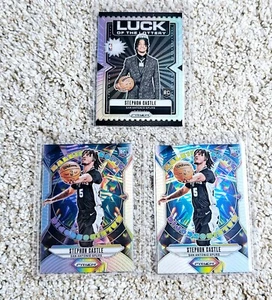 2024/25 PRIZM (3) STEPHON CASTLE ROOKIE ARGENTO INSERTO PRIZM RARO! CALEIDOSCOPICO - Foto 1 di 1