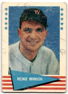 Fleer Baseball Greats 1961 Heinie Manush #57 Foto 1 de 2