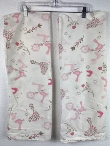 2 Pottery Barn Kids Pink Birds/Flowers Standard Pillowcases Cotton - Picture 1 of 8