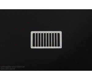 Aeronaut 572033 Lüftungsgitter eckig 22x12mm (VE4) - Bild 1 von 1