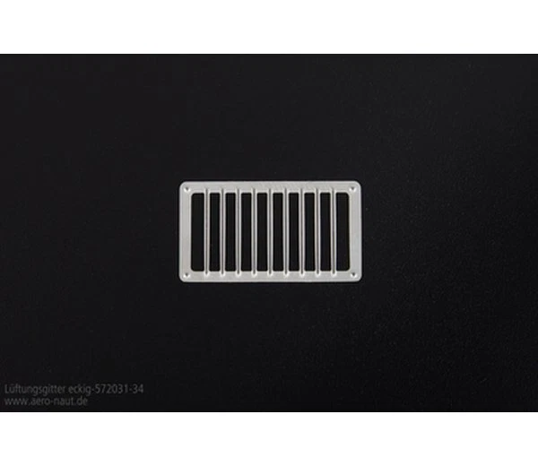 Aeronaut 572033 Lüftungsgitter eckig 22x12mm (VE4) - Bild 1 von 1