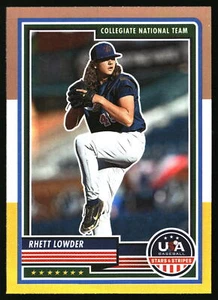 2023 Panini Stars & Stripes Rhett Lowder Bronze, Silver, & Gold - Bild 1 von 2