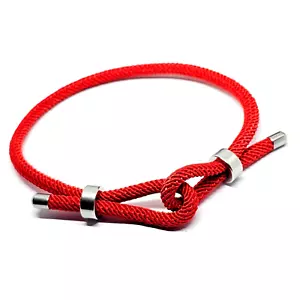 Lucky Red Bracelet Feng Shui Love & Protection Adjustable Slip Clasps Jewellery - Picture 1 of 10