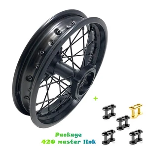 12mm REAR  RIM 1.85x12 +420 Chain Master link Assembly for Pit Bike - Picture 1 of 6