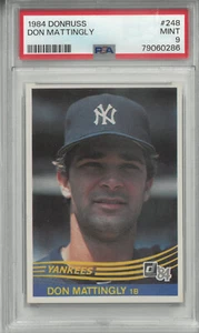 1984 Donruss Baseball Complete Set NM-MT PSA 9 Don Mattingly w/Puzzle Set - Picture 1 of 4