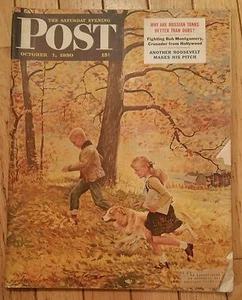 THE SATURDAY EVENING POST OCTOBER 7 1950 RUSSIAN TANKS BETTER ANOTHER ROOSEVELT - Picture 1 of 2