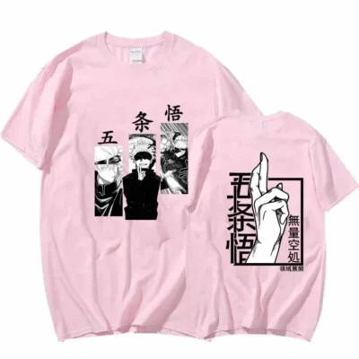 Jujutsu Kaisen Satoru Gojo T-Shirt l Oversize Damen Shirt – Anime Sommer Mode