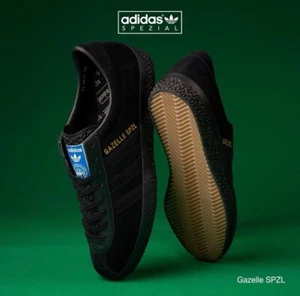 Adidas Originals Gazelle SPZL Turnschuhe Sneaker Herren schwarz (Größe UK 9) -IG8939 - Bild 1 von 8