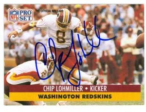 Chip Lohmiller autographed Football Card (Washington Redskins) 1991 Pro Set #320 - Picture 1 of 1