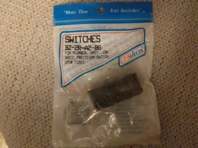 Selecta BZ-2R-A2-BG Pin Plunger 15A Switch - Imagem 1 de 2