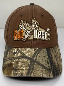 Gut Deer? Hunting Hat Buck Wear Cap Camouflage Outdoors Camo Cotton Buckwear - Picture 1 of 19