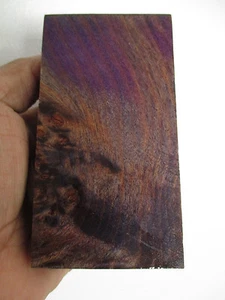 Maple Burl Stabilized Blank- 1 3/8 x 2 1/4 x 4 1/4" - stabilized box mod - 5782 - Picture 1 of 3