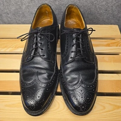Zapatos Oxford Florsheim Imperial de Colección Negros Ala Larga Para Hombre 10 D 96624 Hechos en EE. UU. Foto 1 de 4