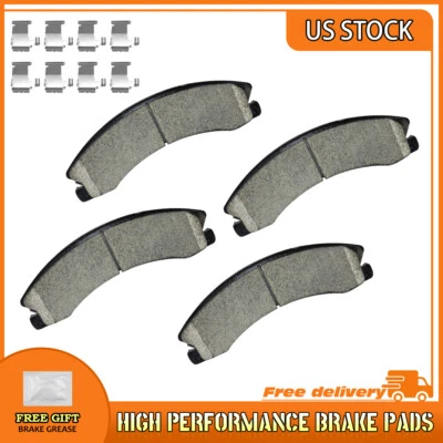 For Chevrolet Express 3500 4500 GMC Savana 3500 Front/Rear Ceramic Brake Pads - Image 1 of 4