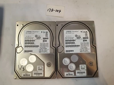 - 2x Hitachi 146GB 10000RPM Fibre Channel 2Gbps Internal HDD DKR2E-J14FC @@@  - Image 1 of 3