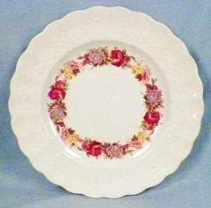 Copeland Spode Rose Briar Bread Plate Chelsea Wicker Floral 2/7896 2 - Picture 1 of 5