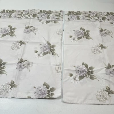 Funda de almohada vintage jcpenney par estándar púrpura mezcla floral EE. UU. Y2K años 90 80 Foto 1 de 4