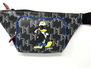 Karl Lagerfeld x Disney Donald Duck Herren Gürteltasche - Schwarz - Selten - Bild 1 von 7